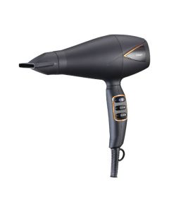 Clikon Professional Hair Dryer 2300W Powerful Airflow, Multiple Heat & Speed Settings, Cool Shot Function | Matte Black - CK3303