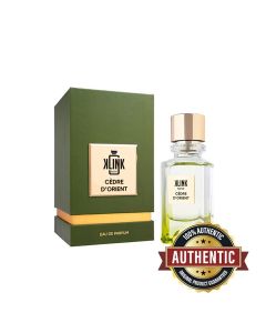 Klink Niche Cèdre d’Orient Unisex Eau de Parfum 100ml – Cedarwood, Spicy Notes, Amber & Musk Warm Woody Oriental Long-Lasting Fragrance | 5425039223902