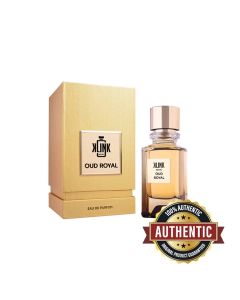 Klink Niche Oud Royal Unisex Eau De Parfum 100ML Fruity Citrus Smoky Floral Oud Vanilla Amber Rich Scent | Clear - 5425039223889