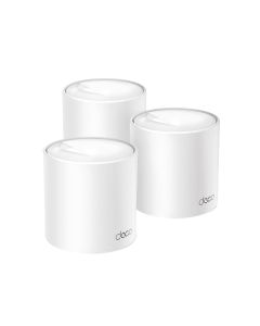 TP-Link Deco X50 AX3000 Whole Home Mesh Wi-Fi 6 System (3-Pack) – 3Gbps Dual-Band, AI-Driven Mesh, Gigabit Ports & HomeShield Security | White