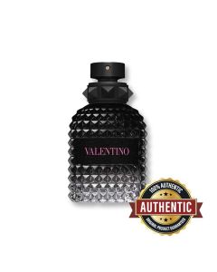 Valentino Uomo Born In Roma EDT 100ml Unisex Perfume, Woody Aromatic Vetiver, Mineral Salt Ginger Violet Leaf, Smoky Sage Base, Long Lasting
