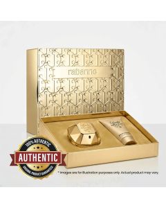 Paco Rabanne Lady Million Eau de Parfum Gift Set 80ml – Raspberry, Neroli, Orange Blossom & Honey Floral Fruity Fragrance