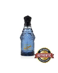 Versace Blue Jeans EDT 75ml Men’s Perfume, Woody Aromatic, Citrus Bergamot Juniper, Lavender Jasmine Nutmeg, Cedarwood Sandalwood Amber, Long Lasting