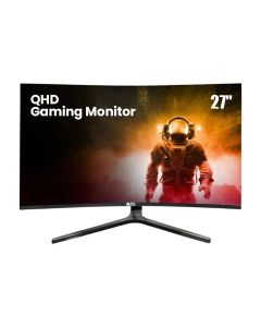 Epic Gamers Cosmos 27" QHD Curved Gaming Monitor – 2560×1440 VA Panel, 180Hz Refresh Rate, 1ms Response Time, Adaptive-Sync, Frameless | Black - EP27-QHD-180
