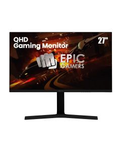 Epic Gamers 27V2 27" QHD Gaming Monitor – 2560×1440 VA Panel, 240Hz Refresh Rate, 1ms Response Time, Adaptive-Sync, Frameless | Black - EP27-VA-240