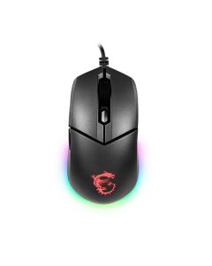 MSI Clutch GM11 Wired Gaming Mouse – PixArt PMW-3325 Optical Sensor, 5000 DPI, RGB Lighting Symmetrical Design | Black – CLUTCH GM11