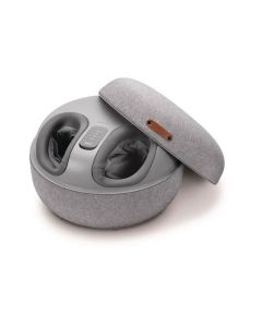 Beurer FM-120 Foot Massager – Shiatsu Air Compression Massage, 3 Intensity Levels, Switchable Heat Function, Removable Washable Cover - Grey