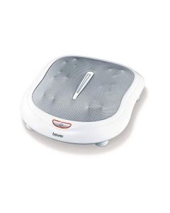Beurer FM-60 Foot Massager – Shiatsu Deep Kneading, Switchable Heat Function, 18 Massage Heads, Relaxation Therapy for Feet - White