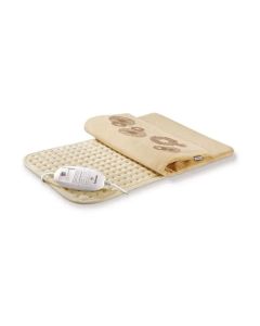 Beurer HK-45 Heating Pad – Fast Heating, 3 Temperature Settings, Automatic Switch-Off, Soft Breathable Fabric - White