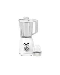 ALM 2-In-1 Blender 350W With 1.6L Jar, Powerful Motor For Efficient Blending, Durable Performance - White - ALM-BL1602
