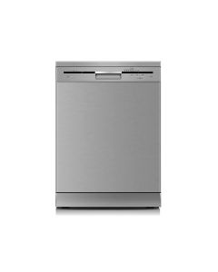 Sharp Free-Standing Dishwasher, 6 Programs, 12 Place Settings, Stainless Steel - Stainless Silver - QW-MB612-SS3