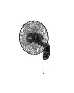 Black+Decker Wall Fan 16 Inch, Easy Operation, Comfortable Cooling Air, Defined Directional Flow, 5 AS Blade Design - Black - FW1620-B5