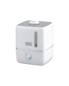 Black+Decker Ultrasonic Humidifier 900W, Sleek And Modern Design, Adjustable Mist Intensity, High-Performance Ultrasonic System - White - HM3000-B5