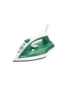 Sharp Steam Iron 2180W, High Power Performance, Versatile Steam Functions, Self-Cleaning System - Green - EI-SU11-G3