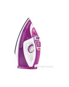Black+Decker Steam Iron 2400W, Auto Shut-Off, Ceramic Soleplate, Variable Steam Control, Anti-Calc System, Self-Clean Function - Purple/White - X2450-B5
