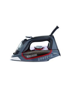 Black+Decker Steam Iron 2200W, Ceramic-Coated Soleplate, 80ml Water Tank, Vertical Steam Function, Self-Clean Function - Black - X2050-B5