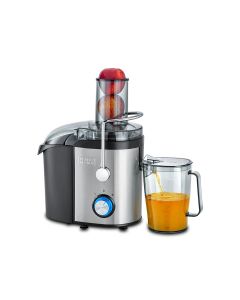 Black+Decker Juice Extractor 1.7L, 800W Copper Motor, Extra-Wide Feeding Chute, Large Pulp Container And Juice Jug - Silver - JE800-B5