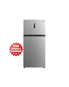 Sharp Double Door Refrigerator 700L, Electronic Temperature Control, R600A Refrigerant, Inverter Compressor - Inox - SJ-HM700-HS3