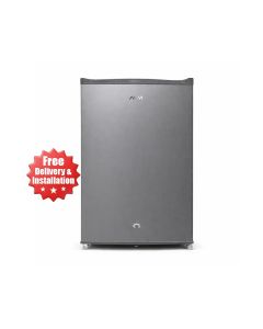 ALM Mini Bar Single Door Refrigerator 160L, Sleek Finish, Energy-Efficient Performance - Silver - ALM-RFD160S