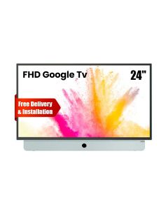 Skyworth Full HD Portable Google Smart TV 24 Inch, Built-In Battery (Up To 3 Hours), Lightweight Design, Smart Connectivity - Blue - 24LP60G-B