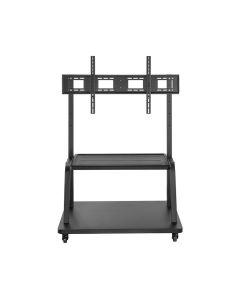 ALM Heavy-Duty TV Stand For 55–100 Inch TVs, VESA Compatible, Supports Up To 150Kg - Black - ALM-TVS55-100LE