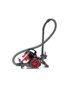 Black+Decker Vacuum Cleaner 1600W, Strong Suction Performance, Variable Speed Control, Multi-Cyclonic Technology - Red/Black - VM1680-B5