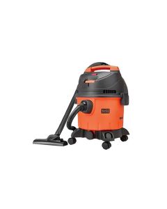 Black+Decker Wet And Dry Vacuum Cleaner 1200W 10L, Washable HEPA Filter, Overheat Protection, Blower Function - Orange/Black - WDBD10-B5