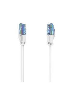 Hama CAT 6A Network Cable 5.0m 10Gbit/s U/UTP Ethernet LAN, High-Speed Stable Data Transfer | White - 200676
