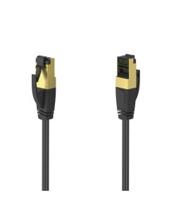 Hama CAT 8 Network Cable 5.0m 40Gbit/s S/FTP Shielded, Halogen-Free High-Speed Ethernet LAN Cable | Black - 200694