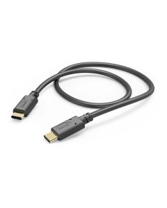 Hama Charging Cable USB-C to USB-C 1.5m Fast Charging & Data Transfer, Durable Flexible Design | Black - 201591