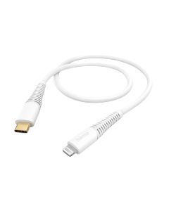 Hama Charging Cable USB-C to Lightning 1.5m Fast Charging, High-Speed Data Transfer, Apple Compatible | White - 201603