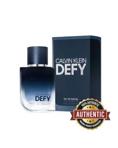 Calvin Klein Defy Eau de Parfum 100ML – Mandarin Oil, Leather Accord & Vetiver Fresh Woody Men’s Fragrance | 3616302016648