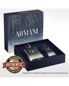 Giorgio Armani Acqua di Gio Parfum Gift Set 100ML - Bergamot, Marine Notes & Incense Woody Aquatic Men's Fragrance Set | 3614274692600