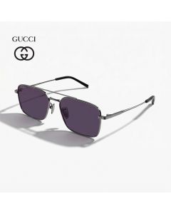 Gucci GG1957SA Rectangular Sunglasses – Havana Acetate Frame, Grey UV Protection Lenses, Luxury Italian Eyewear | Havana/Grey - 889652570570