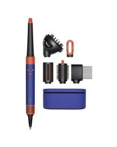Dyson Airwrap Multi-Styler & Dryer for Curly+Coily Hair, i.d. Curl Technology, Bluetooth Enabled, Fast Dryer & Styling Attachments | Vinca Blue/Topaz - HS08