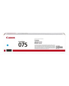 Canon 075 Laser Toner Cartridge, Genuine Cyan Toner, Standard Yield 1300 Pages, High-Quality Color Printing & Canon i-SENSYS Compatibility | Cyan - 4549292224290