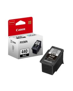 Canon PG-440 Black Ink Cartridge, Genuine Canon Ink, Up to 180 Pages Yield, Sharp Document Printing & PIXMA Printer Compatibility | Black - 4960999782362