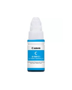 Canon GI-490 Cyan Ink Bottle, Genuine Canon Ink, High Yield 7000 Pages, Refillable Ink Tank System, Spill-Resistant Design & PIXMA G Series Compatibility | Cyan - 4549292041743