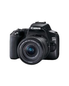 Canon EOS 250D DSLR Camera Double Lens Kit, 24.1MP APS-C Sensor, DIGIC 8 Processor, 4K Video, 18-55mm & 75-300mm Lenses, Dual Pixel CMOS AF | Black - 8714574661551
