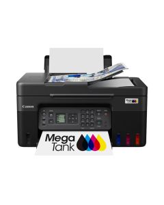 Canon PIXMA G4470 Ink Tank All-in-One Printer, Print Scan Copy Fax, Refillable Ink Tank, Wi-Fi Connectivity & Auto Document Feeder | Black - 4549292205800