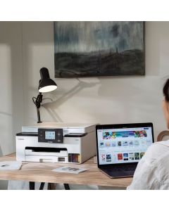 Canon MAXIFY GX1040 Ink Tank Printer, Print Copy Scan, Wi-Fi & Ethernet Connectivity, Cloud Printing & MegaTank System | White - 4549292219623