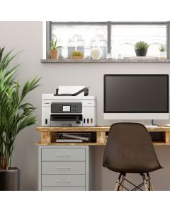 Canon MAXIFY GX4040 Ink Tank All-in-One Printer, Print Scan Copy Fax, Wi-Fi Connectivity, Automatic Document Feeder & MegaTank Refillable System | White - 4549292204285