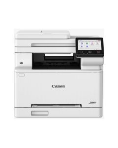 Canon i-SENSYS MF667Cdw Color Laser Multifunction Printer, Print Copy Scan Fax, 25ppm Print Speed, Duplex Printing & Wi-Fi Direct | White - 4549292241969