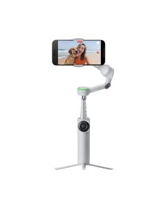 Insta360 Flow 2 Pro Creator Bundle Smartphone Gimbal, 3-Axis Stabilization, Deep Track 3.0, Built-In Selfie Stick & Tripod, Gesture Control | Stone Gray - 6970357859252
