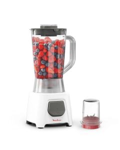 Moulinex Blendeo Blender 450W, 1.5L Capacity, Zelkrom Blades, 220-240V, 50/60Hz - White - LM2B2127