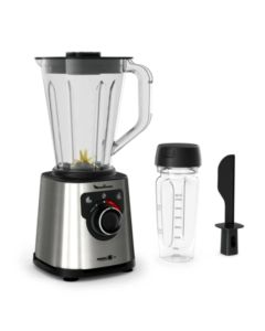 Moulinex PerfectMix+ High Speed Blender 1200W, 3 Automatic Programs, Powelix Technology, Auto Clean Program - Gray - LM88HD27