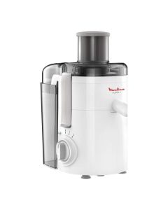 Moulinex Frutelia + Juice Extractor 350W, 950ml Pulp Container Capacity, 2 Speed + Pulse Function, Locking System - White - JU370127