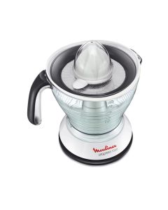 Moulinex Vita Press Daily Juicer 25W, 1L Capacity, Double Rotating Cone, Automatic On-Off, 2 Filters - White - PC302B27