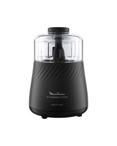 Moulinex La Moulinette Eco 4 In 1 Chopper 1000W, 500ml Capacity, Removable Knife, Eco-Design Chopper, Powerful Motor, Easy To Use - Black - DP712827