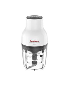 Moulinex Moulinette Essential 3 In 1 Mini Chopper 300W, 400ml Capacity, Secure Design, Powerful Performance - White/Black - DJ520127